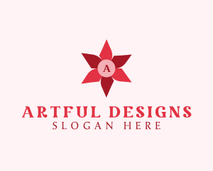 Paper Flower Origami logo design