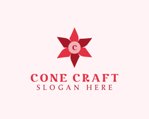 Paper Flower Origami logo design