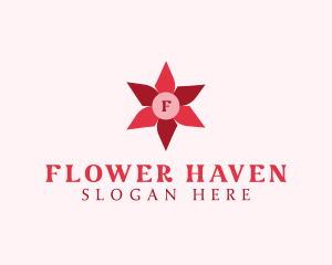 Paper Flower Origami logo design