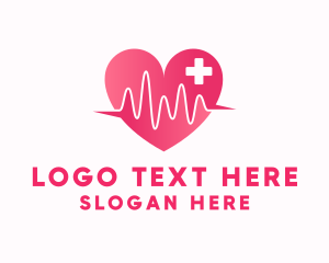 Flatline - Heart Care Clinic logo design