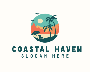 Bay - Summer Beach Island logo design