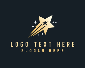 Event Planner - Sparkling Shooting Star logo design