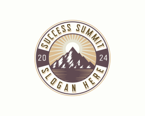 Sunrise Mountain Summit logo design