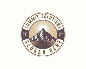 Sunrise Mountain Summit logo design