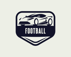 Supercar - Automotive Race Car logo design