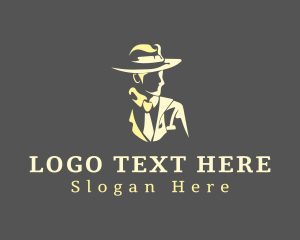 Dark - Dapper Man  Fashion logo design
