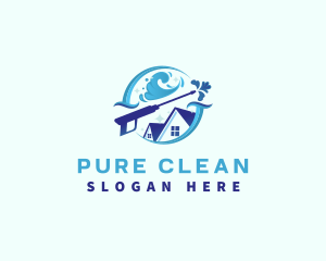 Cleaning Pressure Wash logo design