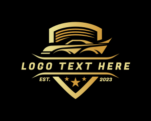 Touring - Car Shield Mechanic logo design