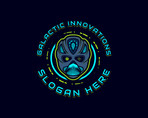 Sci Fi - Cyborg Robot Alien logo design