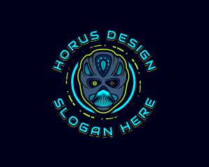 Cyborg Robot Alien logo design