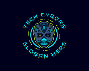 Cyborg - Cyborg Robot Alien logo design