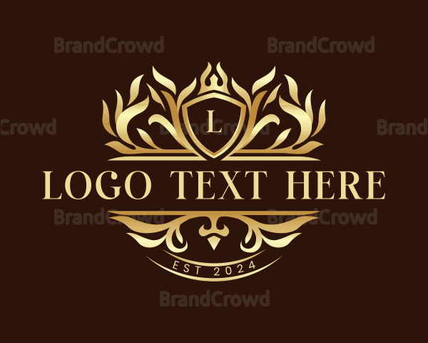 Luxury Crown Crest Logo