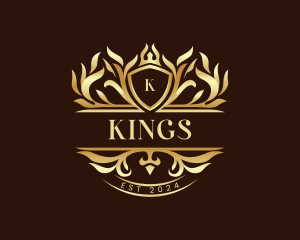 Luxury Crown Crest  logo design