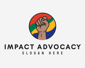 Advocacy - Raised Fist Movement logo design
