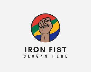 Raised Fist Movement logo design