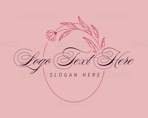Classy Floral Beauty Logo