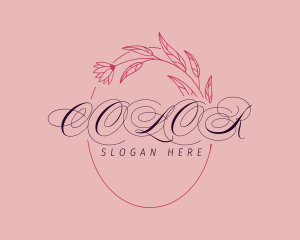 Classy Floral Beauty  Logo