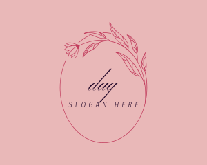 Influencer - Classy Floral Beauty logo design