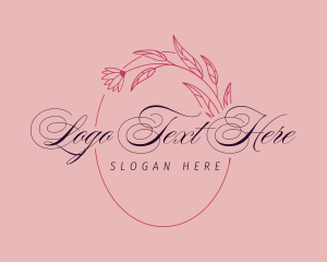 Classy Floral Beauty  Logo