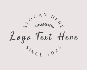 Handwriting - Modern Elegant Business logo design