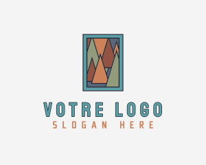 Frame Triangle Painting Logo
