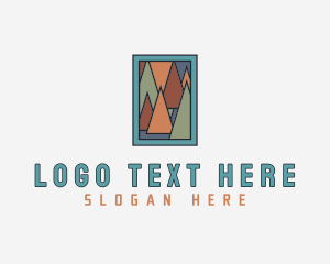 Frame Triangle Painting Logo