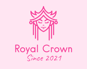 Coronation - Minimalist Royal Princess logo design