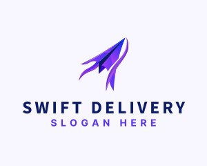 Plane Courier Logistics logo design