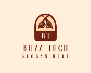 Butterfly Moth Bug logo design