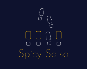 Salsa - Foot Tap Dance logo design