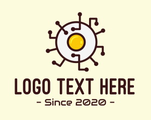 Food Blog - Egg Tech Network logo design