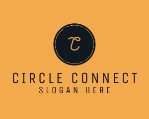 Circle - Traditional Circle Stamp logo design