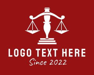 Law Enforcement - Legal Justice Scale logo design