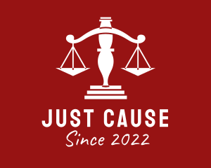 Legal Justice Scale logo design