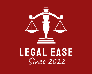 Legal Justice Scale logo design