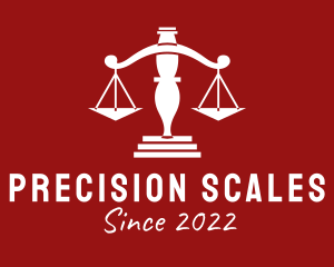 Legal Justice Scale logo design