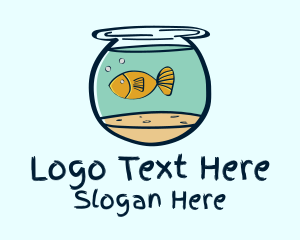 Pet Fish Bowl  Logo