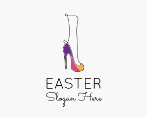 Colorful - Colorful High Heels logo design