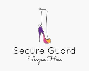 Color - Colorful High Heels logo design