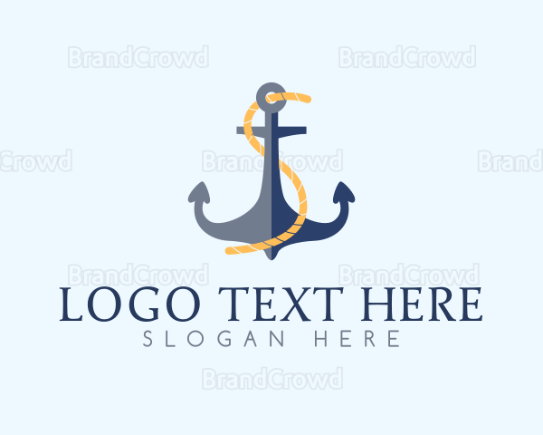 Anchor Rope Letter S Logo