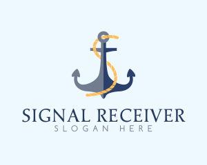 Anchor Rope Letter S  logo design