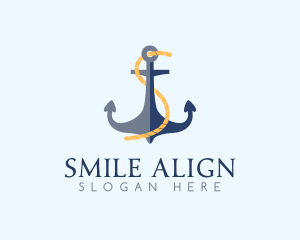 Anchor Rope Letter S  logo design