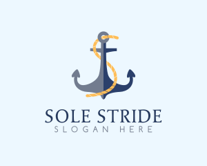 Anchor Rope Letter S  logo design