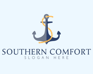 Anchor Rope Letter S  logo design