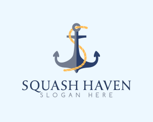 Anchor Rope Letter S  logo design