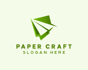 Travel Transport Paper Plane logo design