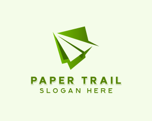 Travel Transport Paper Plane logo design