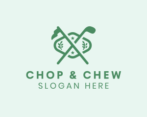 Match - Golf Stick Flag Tournament logo design