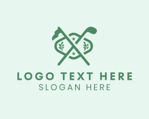 Bogey - Golf Stick Flag Tournament logo design