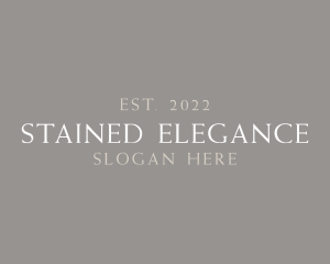 Elegant High End Company logo design